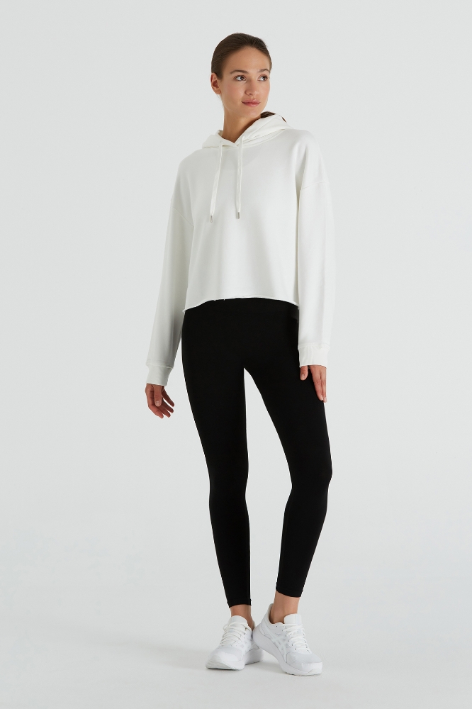Everly Sweatshirt Everly Kapüşonlu Kısa Sweatshirt