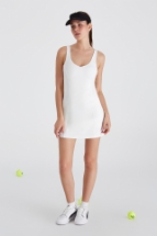Helen Tenis Elbisesi Helen V Yaka Tenis Elbisesi