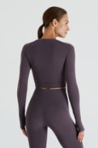 Savana Crop Top Savana Dikişsiz Crop Top