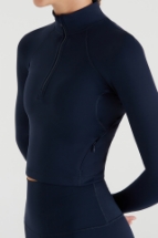 Mina CropTop Mina Uzun Kollu Crop Top