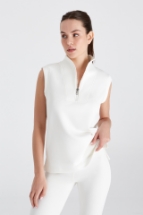 Sabrina F.Sweatshirt Sabrina Fermuar Detaylı Yaka Sweatshirt