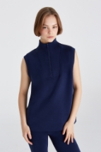 Sabrina F.Sweatshirt Sabrina Fermuar Detaylı Yaka Sweatshirt