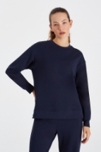 Ellie Sweatshirt Elle Çıtçıt Detaylı Sweatshirt