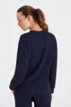 Ellie Sweatshirt Elle Çıtçıt Detaylı Sweatshirt