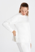 Ellie Sweatshirt Elle Çıtçıt Detaylı Sweatshirt