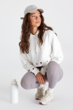 Zoey Kapüşonlu Kısa Sweatshirt Zoey Kapüşonlu Kısa Sweatshirt