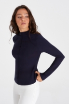 Avril Dik Y Bluz Avril Dik Yaka Bluz