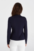 Avril Dik Y Bluz Avril Dik Yaka Bluz