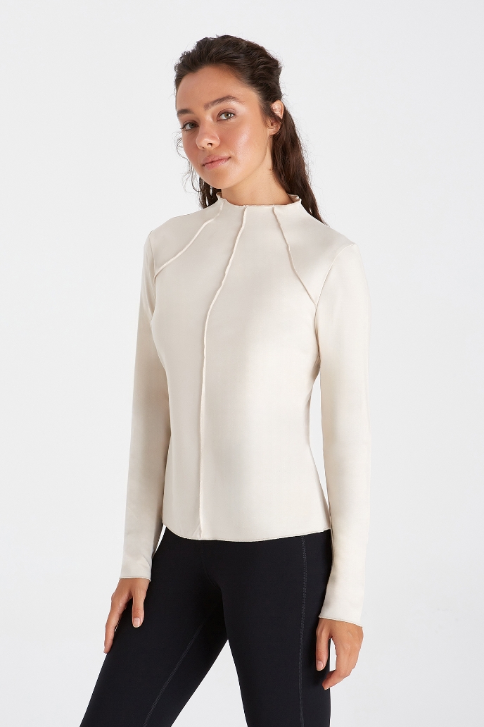 Avril Dik Y Bluz Avril Dik Yaka Bluz