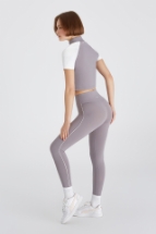 Helen Tayt Helen Biye Detaylı Normal Bel 7/8 Boy Tayt