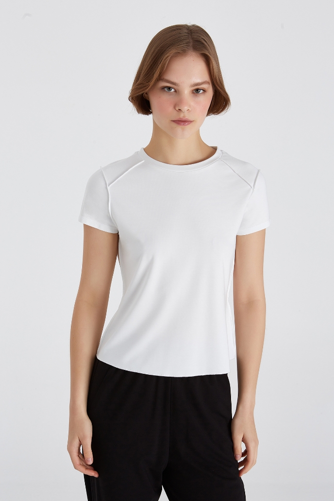 Cecile Tshirt Cecile Dikiş Detaylı Tshirt