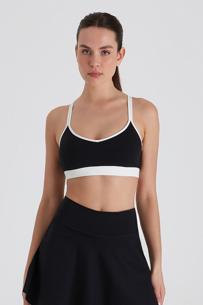 Helen Çapraz Bra Helen 2 Renkli Çapraz Bra