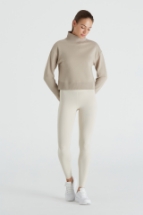 Lori Sweatshirt Lori Dik Yaka Kısa Sweatshirt