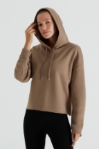 Everly Sweatshirt Everly Kapüşonlu Kısa Sweatshirt
