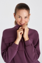 Abby Sweatshirt Abby Dik Yaka Sweatshirt