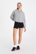 Doris Sweatshirt Doris Düğme Detaylı Sweatshirt