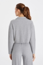 Eva Sweatshirt Eva Bağcık Detaylı Sweatshirt