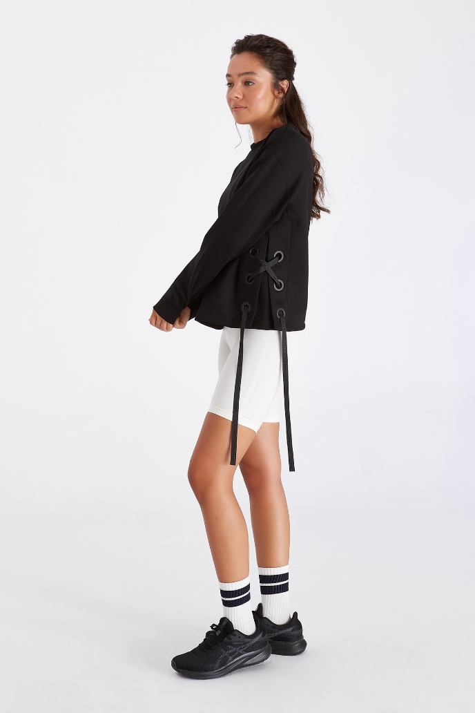 Celeste Sweatshirt Celeste Bağcık Detaylı Sweatshirt