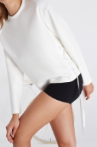 Celeste Sweatshirt Celeste Bağcık Detaylı Sweatshirt