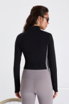 Amanda Crop Top Amanda Lazer Detaylı Crop Top